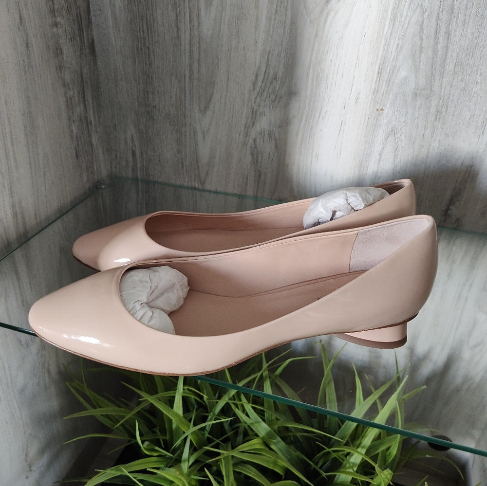 de New York "Fallyn" patent leather ballet flats SZ 7.5 New In Box